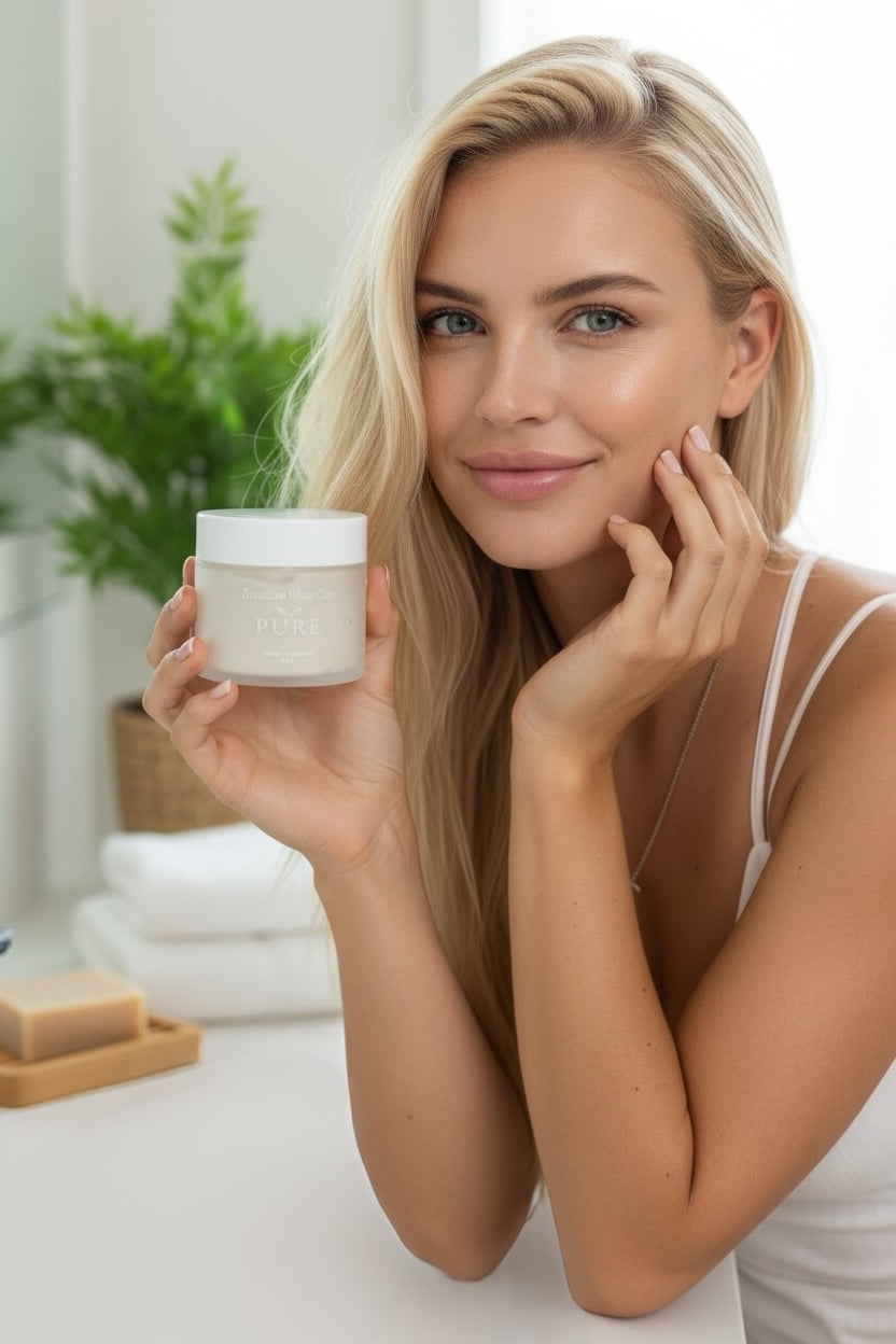 PURE Brazilian White Clay Luxury Facial Mask