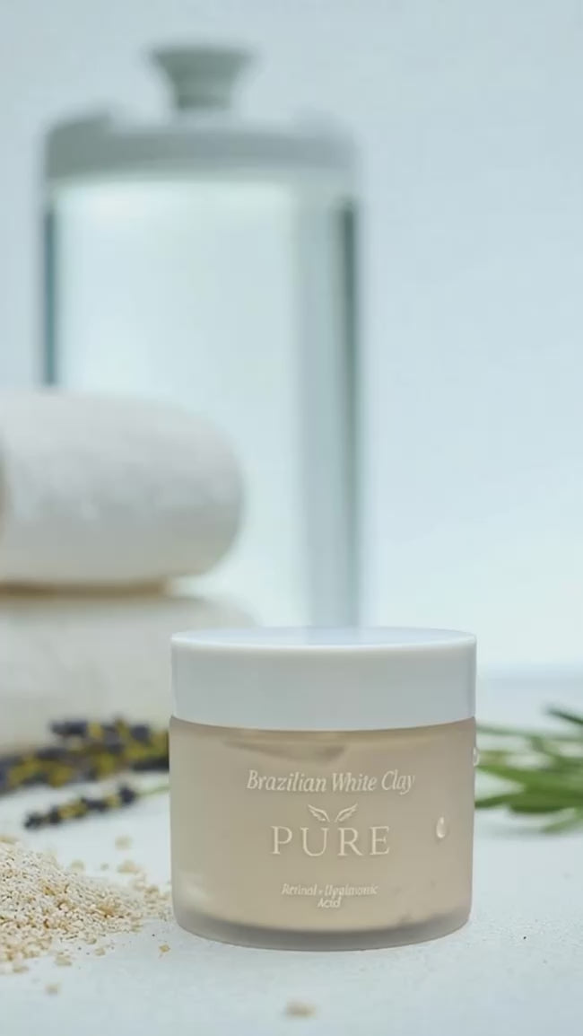 PURE Brazilian White Clay Luxury Facial Mask